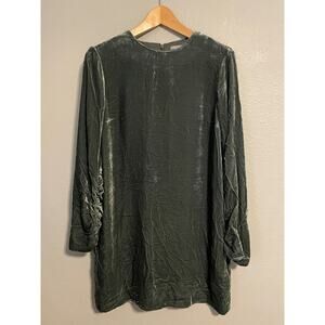 COS Green Velvet Dress